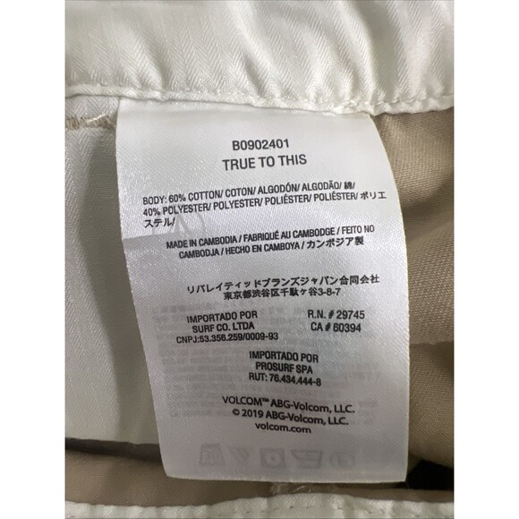 Volcom Womens  Shorts NWT Size 25 Chickie Short Tan - Picture 9 of 11